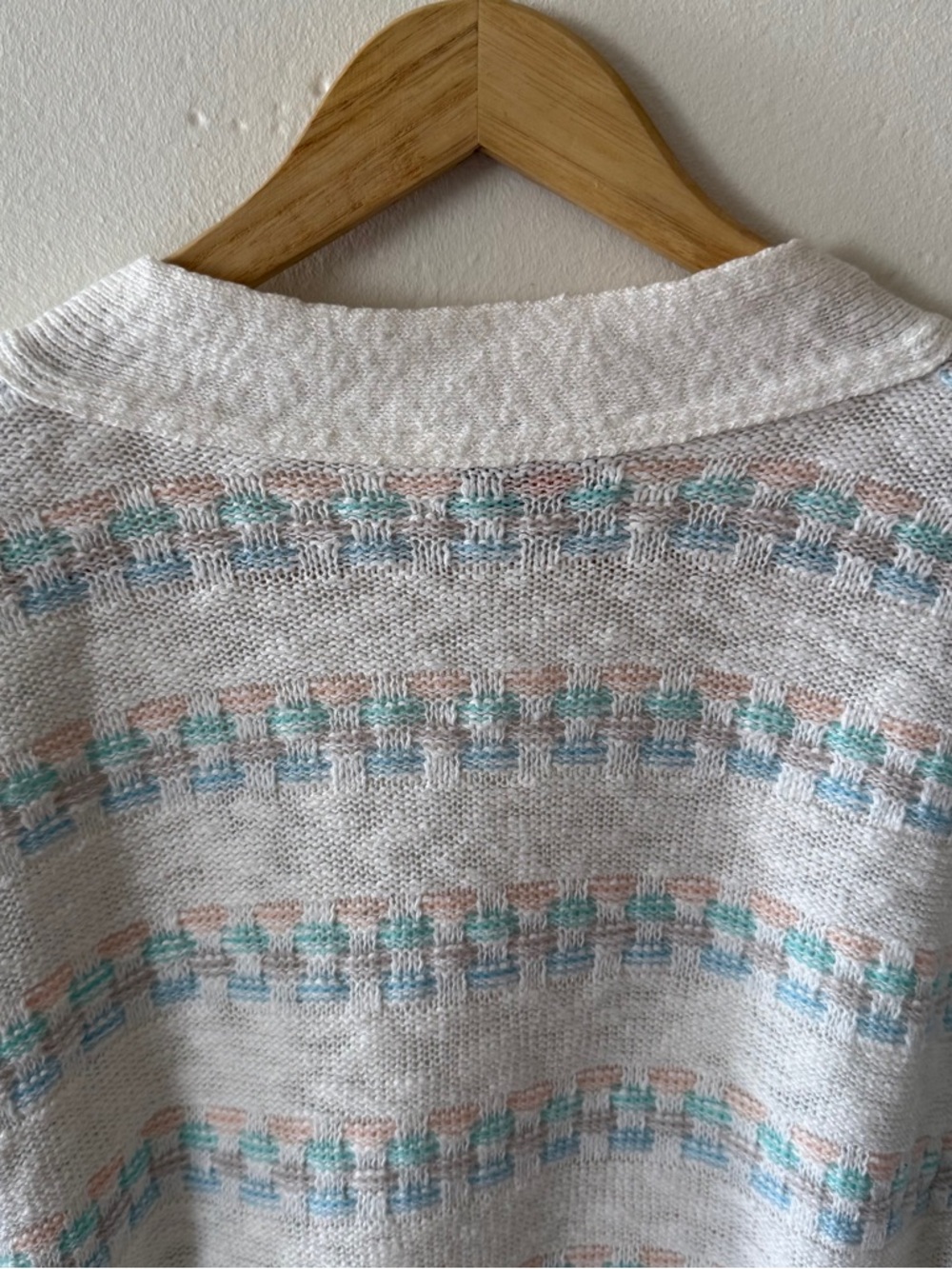 Arnold Palmer | Cozy Cardigan Pastel Knit Cottagecore Button Front | Large - Picture 8 of 9